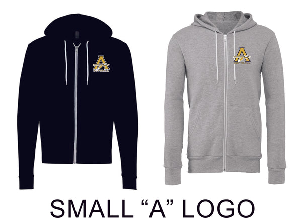 AHS Softball Full Zip Hoodie