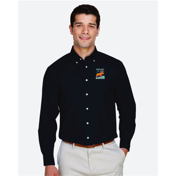 KOELBEL Rendezvous Devon & Jones® Mens Solid Broadcloth Woven Shirt