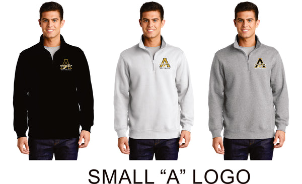 AHS Softball 1/4 Zip Sweatshirt- 3 Colors- 2 Designs