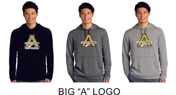 AHS Softball Triblend Wicking Hoodie- 3 Colors