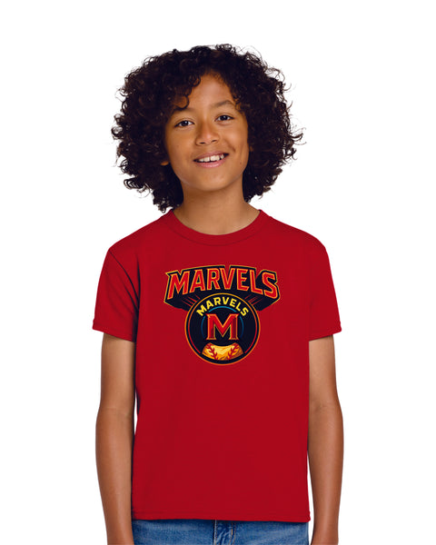 Marvels Basic LARGE LOGO Tee- Matte or Glitter