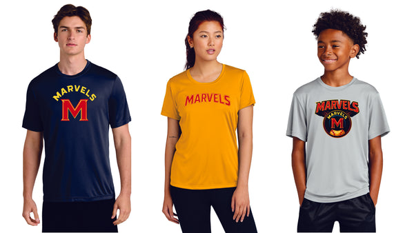 Marvels Wicking Tee- 4 Designs