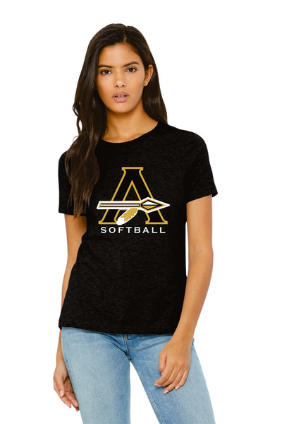 AHS Softball Ladies Bella Canvas Tee- Round or V Neck