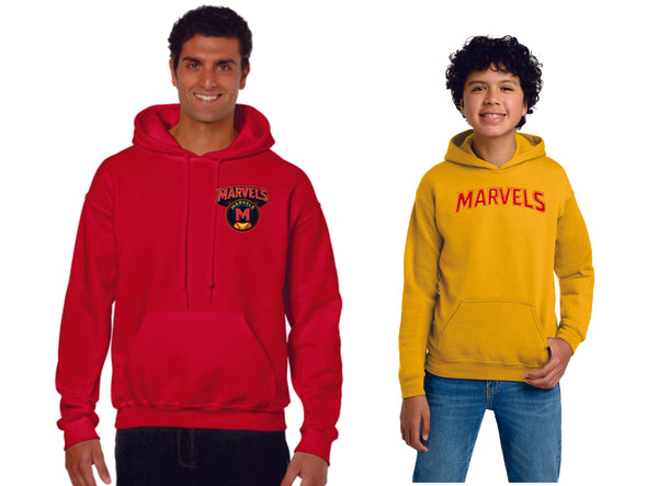 Marvels Basic Hoodie- Adult and Youth Sizes