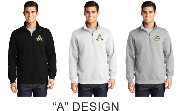 AHS Soccer 1/4 Zip Sweatshirt- 3 Colors- 2 Designs