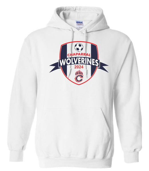 Chap Soccer Hooded Sweatshirt- 2024 Design- Matte and Glitter