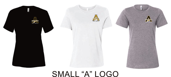 AHS Softball Ladies Bella Canvas Tee- Round or V Neck