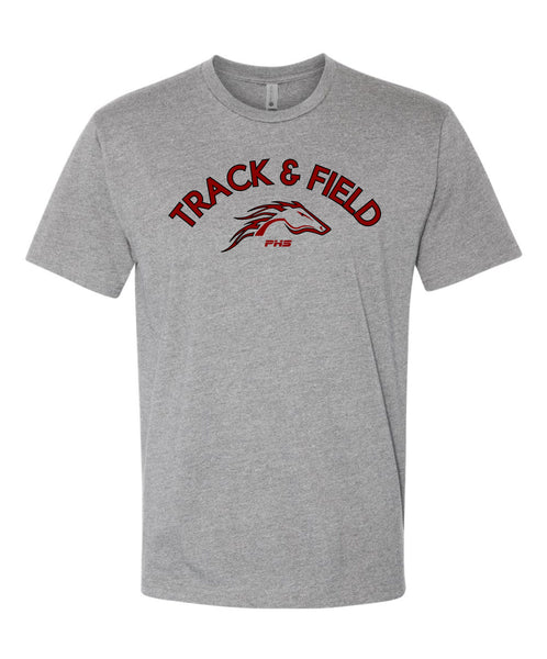 Pondo FAN Track & Field ARC Tee- matte and glitter