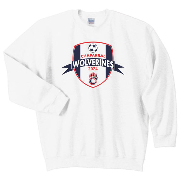 Chap Soccer Crewneck Sweatshirt-2024 design- matte or glitter