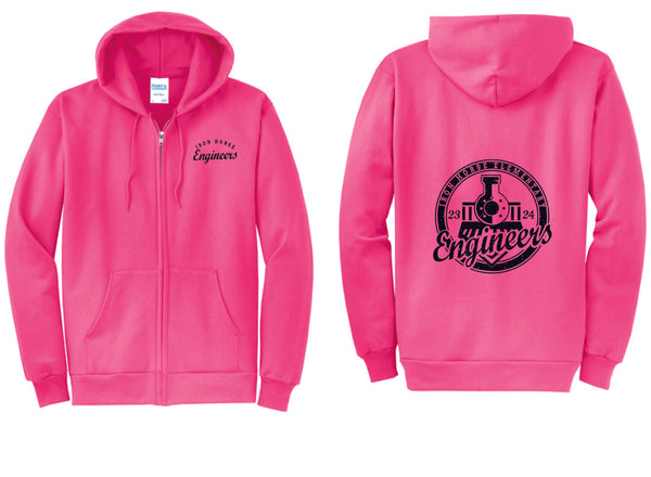 Iron Horse Neon Full Zip Hoodie- youth and adult sizes