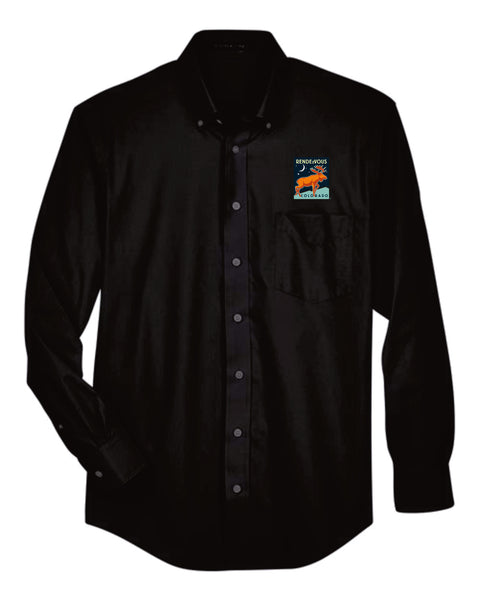 KOELBEL Rendezvous Devon & Jones® Mens Solid Broadcloth Woven Shirt