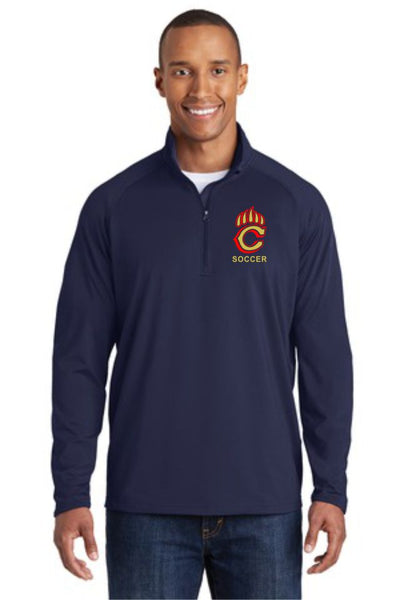 Chap Soccer Unisex Sport Wick 1/2 Zip Pullover