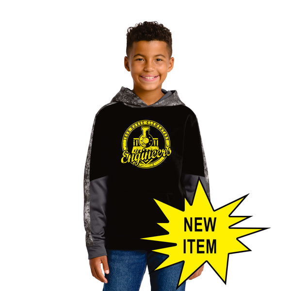 Iron Horse Colorblock Hooded Wicking Sweatshirt- Youth, Unisex Sizes