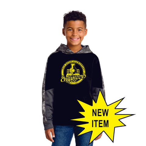 Iron Horse Colorblock Hooded Wicking Sweatshirt- Youth, Unisex Sizes