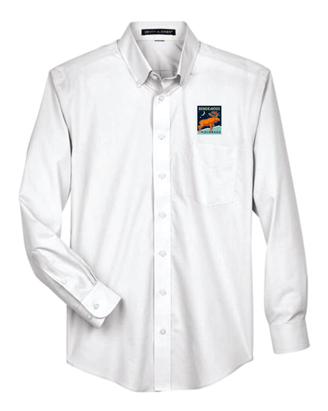 KOELBEL Rendezvous Devon & Jones® Mens Solid Broadcloth Woven Shirt