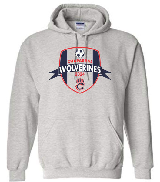 Chap Soccer Hooded Sweatshirt- 2024 Design- Matte and Glitter