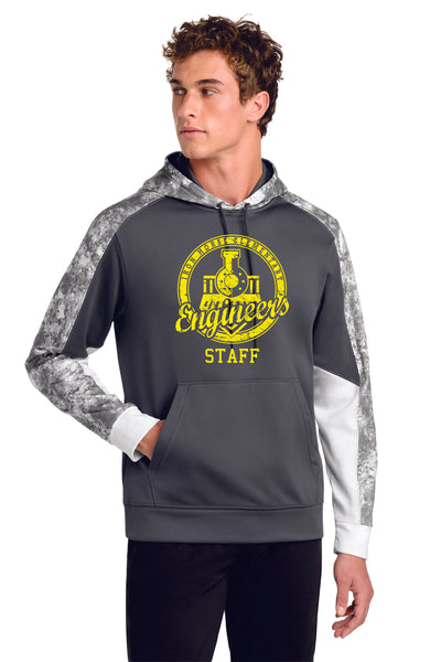 Iron Horse STAFF Colorblock Hooded Wicking Sweatshirt