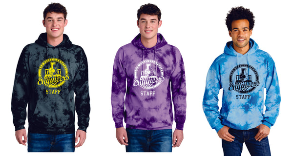 Iron Horse STAFF Tie Dye Hoodie- 3 Colors