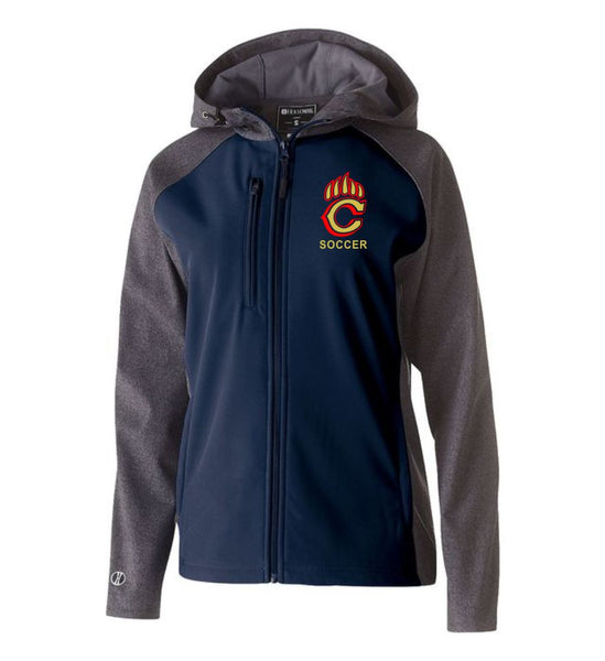 Chap Soccer Ladies Soft Shell Hooded Jacket