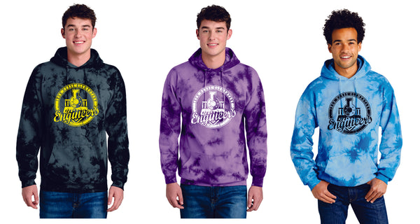 Iron Horse Tie Dye Hoodie- Adult and Youth Sizes