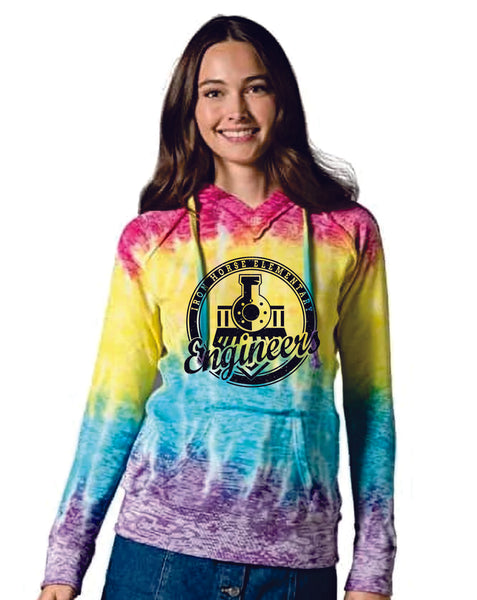 Iron Horse Youth or Ladies Tie Dye Hoodie