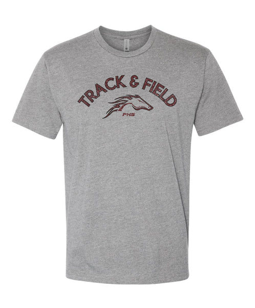 Pondo FAN Track & Field ARC Tee- matte and glitter