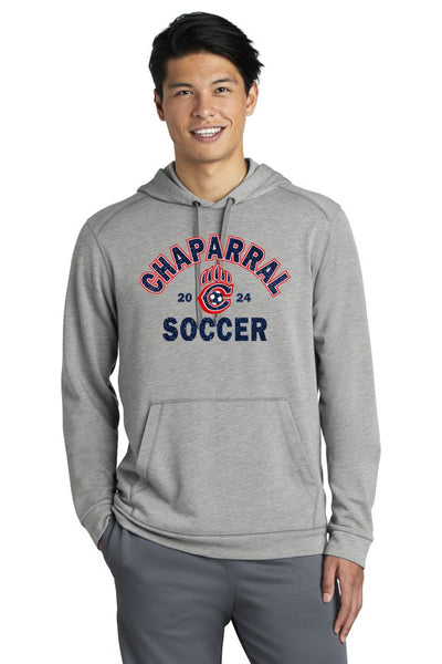 Chap Soccer Unisex Wicking Fleece Hoodie-Matte or Glitter