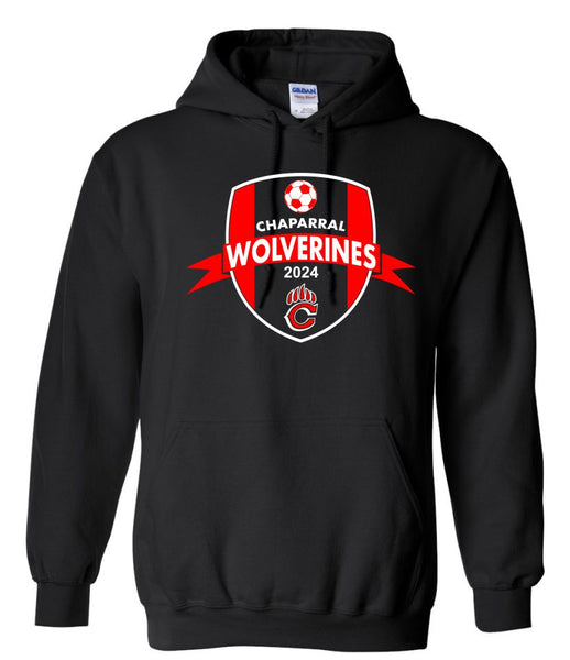 Chap Soccer Hooded Sweatshirt- 2024 Design- Matte and Glitter