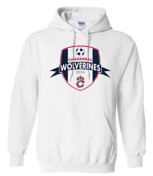 Chap Soccer Hooded Sweatshirt- 2024 Design- Matte and Glitter