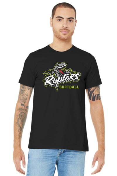 Raptors Softball RAPTOR Tee- Ladies and Unisex Sizes