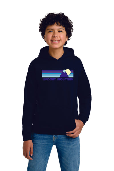 Wildcat Mountian Basic Hoodie- Adult and Youth- Navy and Grey