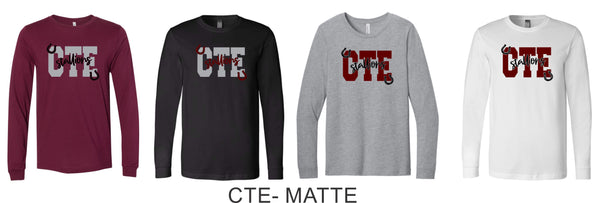 CTE Bella Canvas Long Sleeve Tee -5 Designs