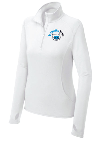 Slammers Yetis 1/4 Zip Pullover- Ladies, Unisex