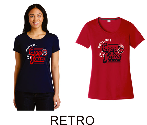 Chap Soccer Sport-Tek Ladies Wicking Tee - 6 designs