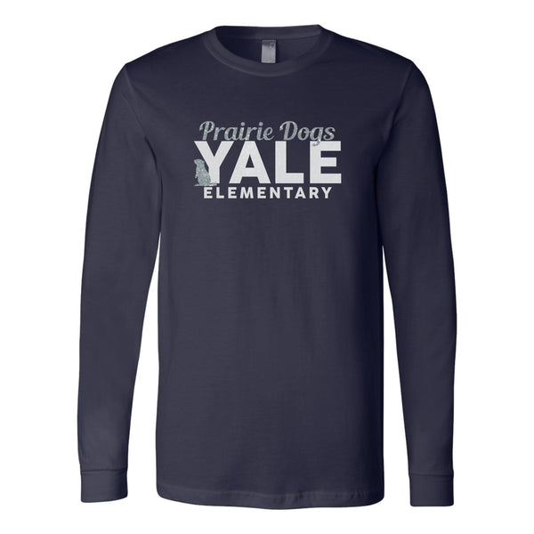 Yale Elementary Long Sleeve Tee- 4 designs- Adult, Youth Sizes