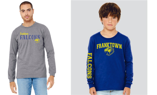Franktown Unisex Long Sleeve Tee- Youth and Adult Sizes