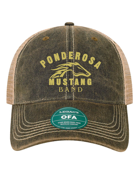 Pondo BAND Distressed Trucker Hat- 2 Colors