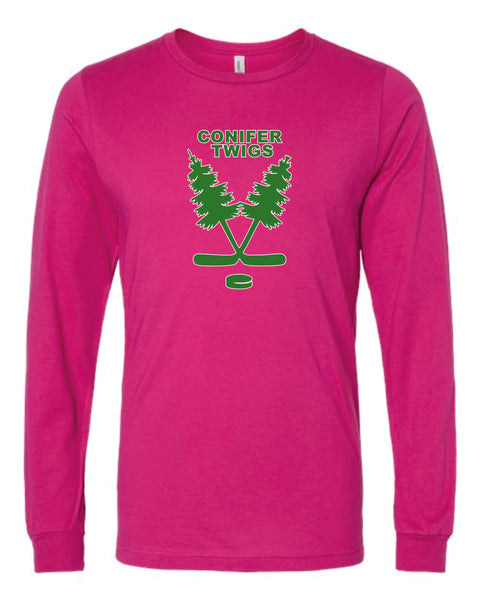 Conifer Twigs Bella Canvas Long Sleeve Tee