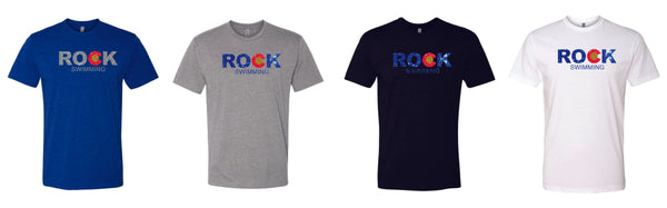 ROCK Swimming Premium Unisex Tee- 4 Colors- Matte or Gitter