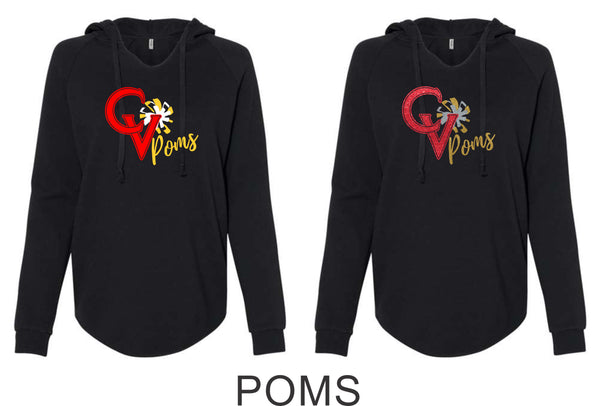 CV Poms Ladies Lightweight Hoodie