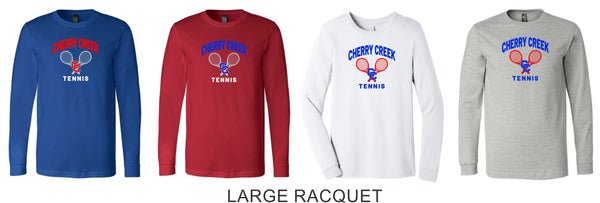 Creek Tennis Unisex Long Sleeve Tee- 3 Designs