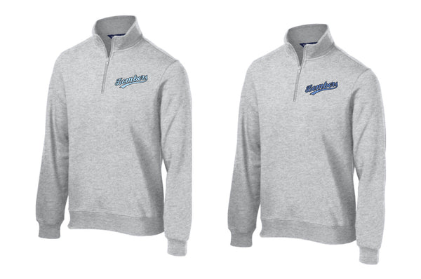 Bombers 1/4 Zip Sweatshirt- 3 Colors