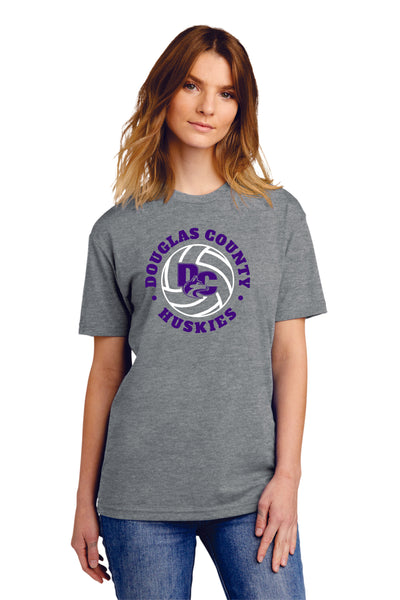 DCHS Volleyball BALL Tee- Matte and Glitter