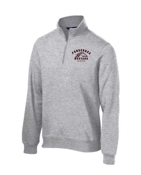 Pondo BAND 1/4 Zip Sweatshirt- Matte or Glitter