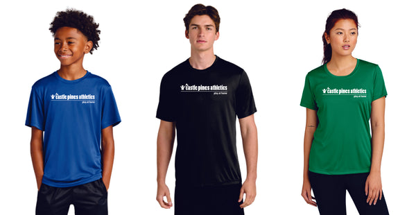 Castle Pines Athletics Wicking Short Sleeve Tee- 5 Colors