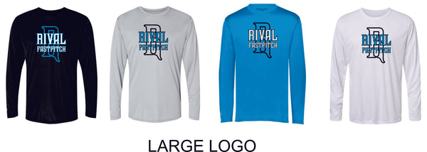 Rival Fastpitch Long Sleeve Tee- Youth, Ladies, Adult Sizes