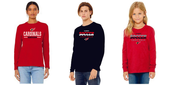 EHS Bella Canvas Long Sleeve Tee- Youth, Ladies, Unisex sizes- 2 Designs