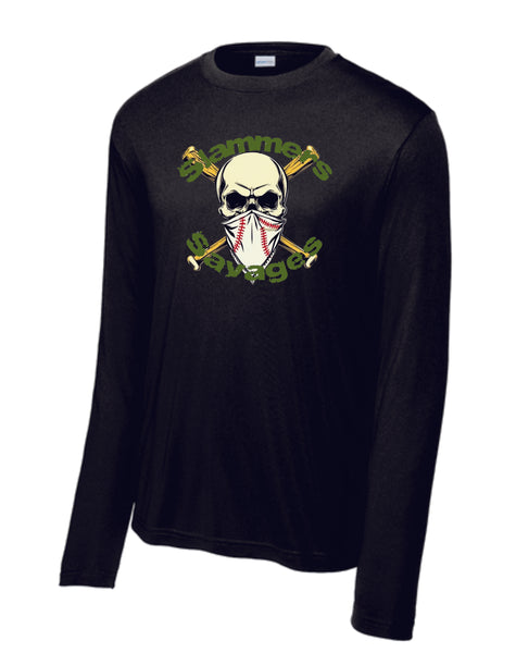 Savages Wicking Long Sleeve Tee- Youth, Ladies, Adult Sizes