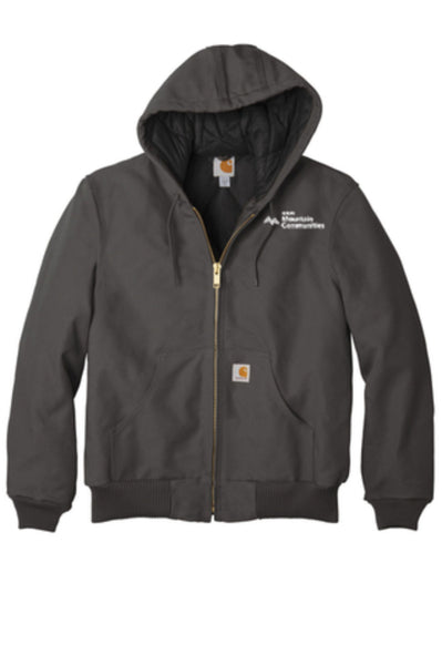 KOELBEL Carhartt Quilted-Flannel-Lined Duck Active Jacket