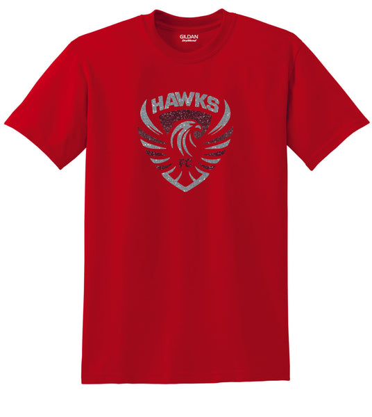 Colorado Hawks Soccer Basic Tees- Matte or Glitter